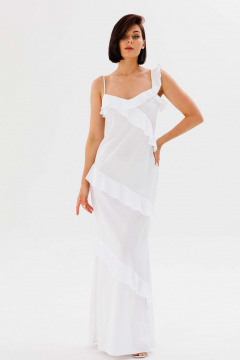 Платье AURA otd 3263 белый - фото 2