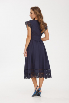Платье приталенное из хлопкового кружева Vesnaletto 3890-2 - фото 5