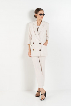 Брюки на каждый день из вискозы, текста, демисезонные BURVIN 7373-11 - фото 1