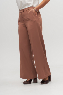 Классические брюки с высокой посадкой из вискозы Anelli 1328 капучино - фото 1