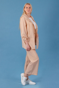 Брюки свободного кроя из текстиля для летнего гардероба Belarusachka РС5341/2176см дюна - фото 2