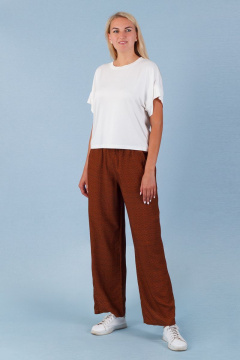 Брюки из вискозы классические для летних дней Belarusachka РСД4844/1 камешки - фото 3