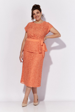 Двухпредметный комплект из блузы и юбки с эластичной тесьмой Anna Majewska 1524/1540 - фото 3