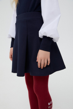 Джемпер из трикотажа синего цвета для делового и повседневного стиля Bell Bimbo 240231 т.синий - фото 3