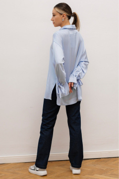 Синие джинсы прямого кроя из высококачественного денима для повседневного стиля Ivera 2062 темно-синий - фото 5