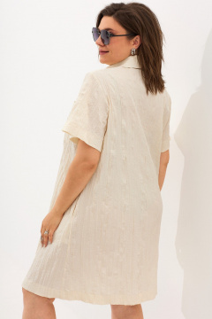 Платье BegiModa 1040 шампань - фото 4