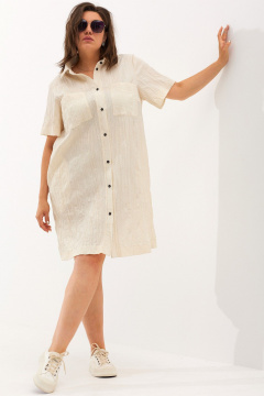 Платье BegiModa 1040 шампань - фото 3