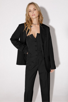 Брюки, жакет, корсет PiRS 4830 черный - фото 4