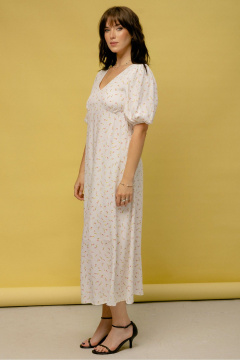 платье летнее с фигурным вырезом и сборками по лифу JRSy 2468 - фото 2