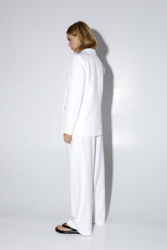 Трехкомлект из свободного блейзера, жилета и брюк PiRS 5290 молочный - фото 5