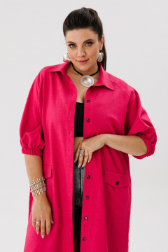 Платье Anelli 1456.1 брусника - фото 3