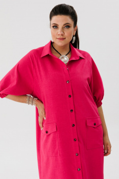 Платье Anelli 1456.1 брусника - фото 2