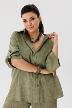 Брюки, рубашка Anelli 1477 зеленый_чай - фото 2