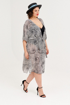 Туника Almirastyle 367 черный-белый - фото 5