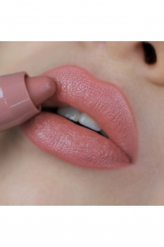 Помада Satin Colors коричневая для губ с укрепляющим эффектом Belor Design SATIN COLORS тон 11 капучино - фото 2