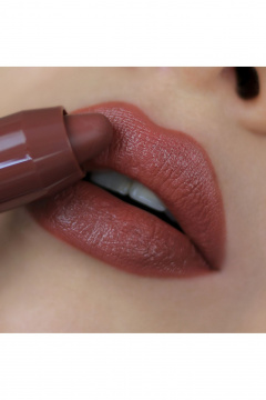 Помада Satin Colors коричневая для губ с лецитином Belor Design SATIN COLORS тон 4 коричневый - фото 2