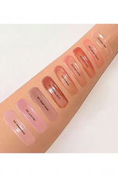 Блеск для губ розовый с гелевой текстурой и стойкостью LUXVISAGE ICON_lips_glossy_volume тон 504 - фото 4