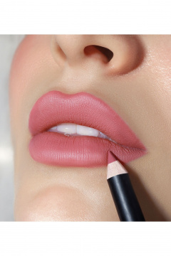 Карандаш для губ нюдовый с высокой пигментацией и длинной ноской LUXVISAGE SOFT MATTE 604 Pink - фото 3