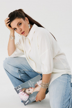 Рубашка белая, классика, удобство, изысканный крой Anelli 1324 воздух - фото 5