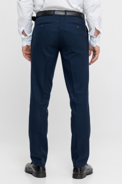 Брюки сшитые из материалa поливискоза с стрелками LAGENTE 6041-2.176 синий - фото 5