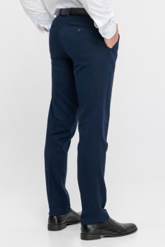 Брюки классические со стрелками для мужчин и подростков LAGENTE 6041-2.182 синий - фото 4