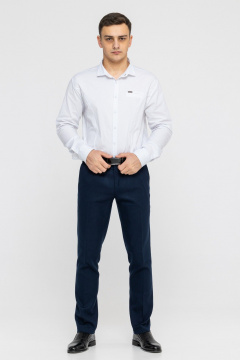 Брюки классические со стрелками для мужчин и подростков LAGENTE 6041-2.182 синий - фото 1