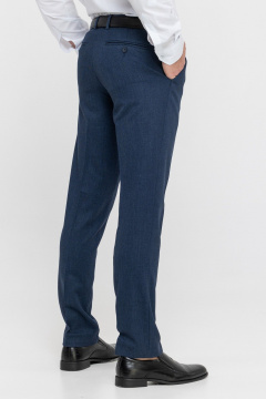 Брюки сшитые из плотной поливискозы с запасом LAGENTE 6041-4.176 синий - фото 4