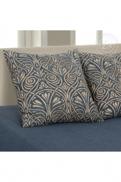 Круглогодичный комплект постельного белья из хлопка, поплина, синий на резинке АРТПОСТЕЛЬ 932 мадрид - фото 3