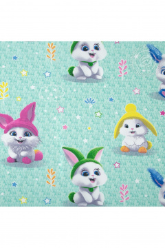 Домашний комплект постельного белья из хлопка и поплина, мультиколор АРТПОСТЕЛЬ 922 милаш - фото 5