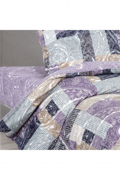 Домашнее постельное из хлопка поплин 3 пр. АРТПОСТЕЛЬ 920 эклектика - фото 3