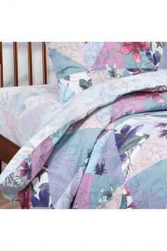 Домашняя постельное из хлопка поплин 3 пр. АРТПОСТЕЛЬ 909 пэчворк - фото 3