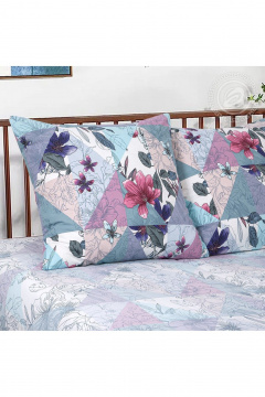 Домашняя постельное из хлопка поплин 3 пр. АРТПОСТЕЛЬ 909 пэчворк - фото 2