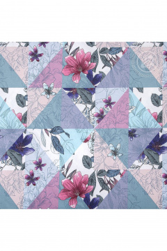 Домашний комплект из хлопка и поплина, мультиколор, плотность 115г/м² АРТПОСТЕЛЬ 900 пэчворк - фото 4