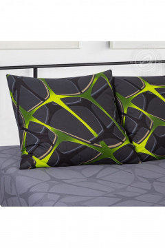 Домашний комплект постельного белья из хлопка, мультиколор АРТПОСТЕЛЬ 504 страйк - фото 2