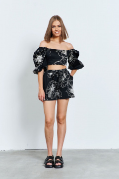 Шорты женские из текстиля для повседневного образа AG Green G476/7 - фото 5