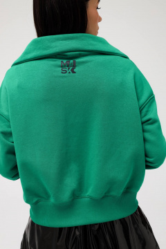 Кардиган из трикотажа с лаковой планкой и поясом MASHA SKORINA MS-СL-5-002 - фото 5