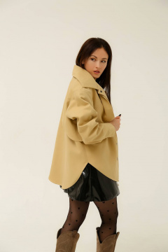 Джинсовая оверкрой рубашка с асимметричным дизайном MASHA SKORINA MS-SHJ-9-001 - фото 4