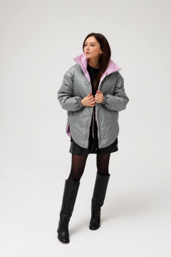 Двухсторонняя демисезонная куртка с вышивкой и кулисой MASHA SKORINA MS-JSL-2-001 - фото 2