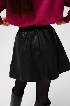 Мини-юбка из эко кожи с кнопками и классическим силуэтом MASHA SKORINA MS-SЕ-3-001 - фото 3