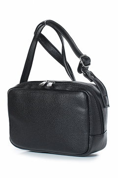 Классическая черная сумка из экокожи с регулируемым ремнем Galanteya 26822.23с23к45 черный - фото 1