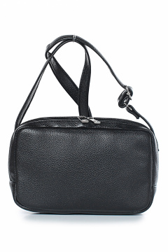 Классическая черная сумка из экокожи с регулируемым ремнем Galanteya 26822.23с23к45 черный - фото 2
