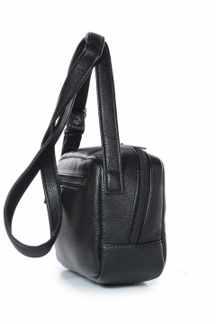 Классическая черная сумка из экокожи с регулируемым ремнем Galanteya 26822.23с23к45 черный - фото 4