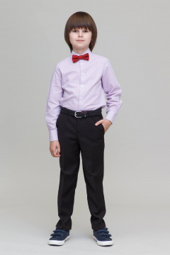 Школьные брюки демисезон, черный, классический стиль Pan-Mod 4081 черный - фото 1