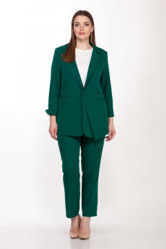 Двухпредметный женский костюм из текстиля с жакетом и брюками Belinga 2113 - фото 1