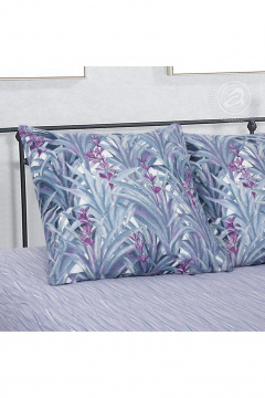 Комплект постельного белья из хлопка с бирюзовым дизайном АРТПОСТЕЛЬ 504 кения - фото 2