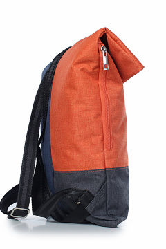 Яркий текстильный рюкзак на одно отделение Galanteya 33522.23с950к45 син.т/оранж - фото 4