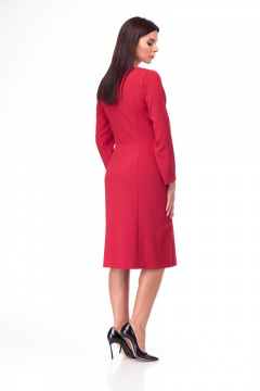 Платье Anelli 891 красный - фото 3