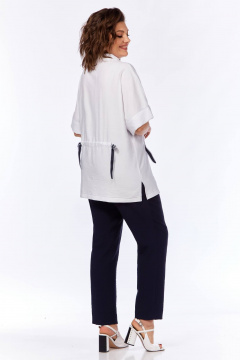 Комплект блуза и брюки приталенного силуэта в летнем стиле Matini 1.1763 - фото 2