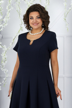 Комплект платье и жакет нарядный для особых событий Ninele 6013 синий - фото 3