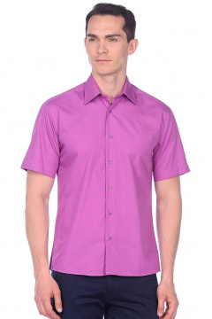 Рубашка мужская приталенная хлопок для делового стиля LAGENTE 5018.182-188 - фото 1